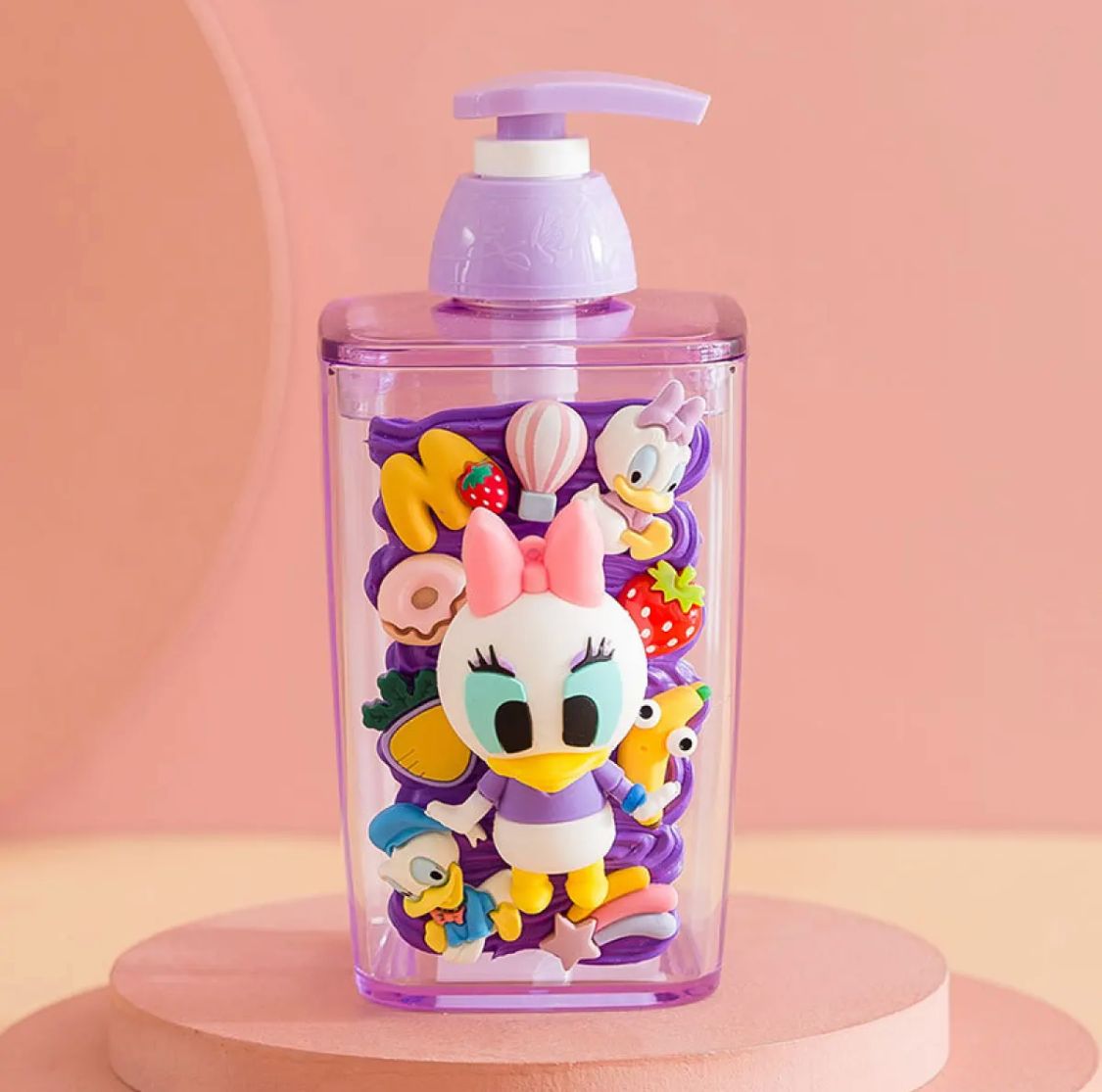 420ml kawaii sanrio accessories cat kuromi my melody cinnamon roll cute beauty travel shampoo body wash clear press bottle for girls SF Traders