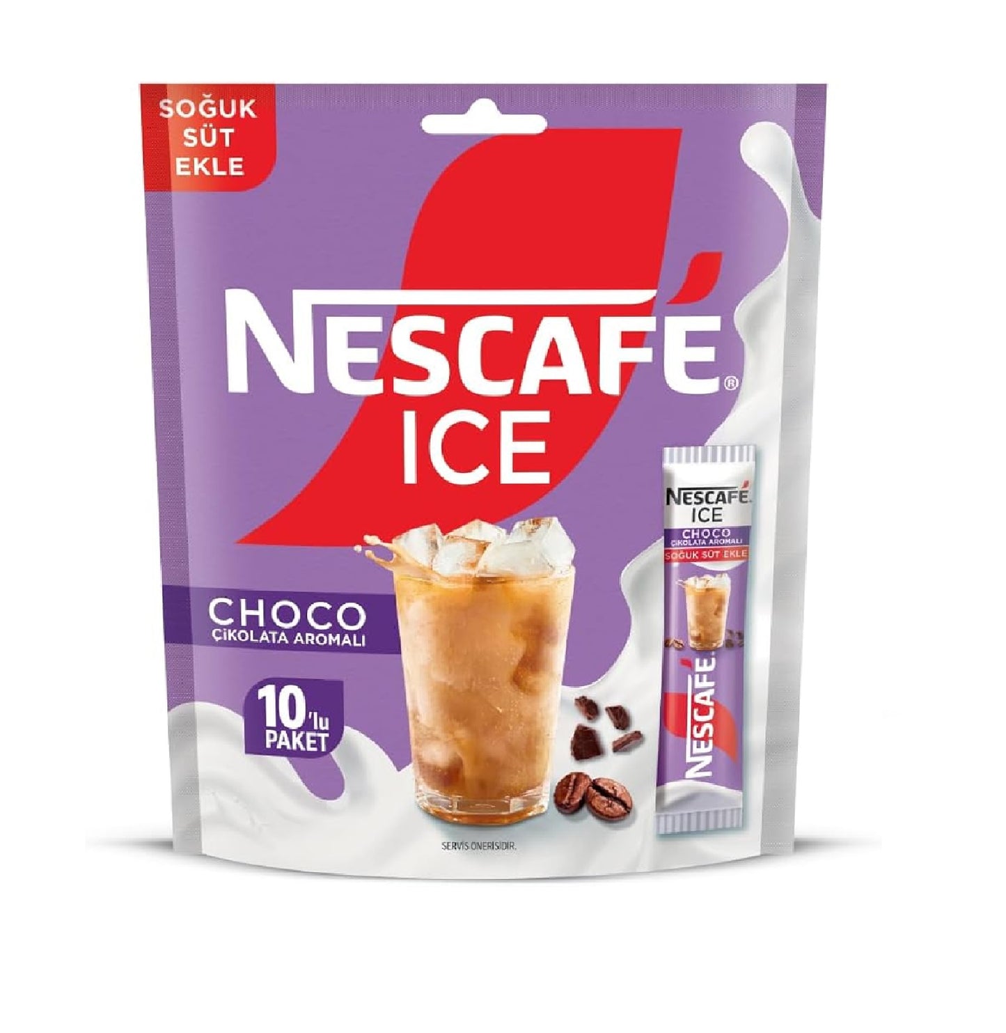 Nescafe Ice Chocolate Flavor Coffee Pack of 10