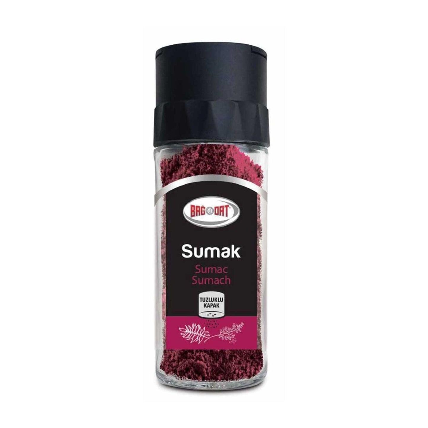 Baghdad Sumac Salt Shaker Lid Glass 52 Gm