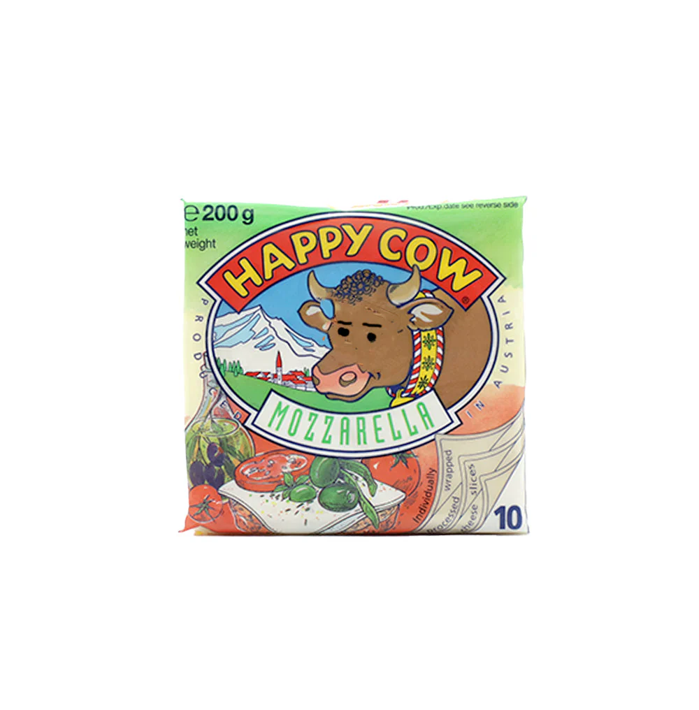 Happy Cow Mozzarella Slice 200gm