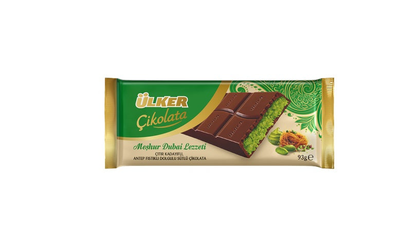 Ulker Famous Dubai Flavor Dubai Chocolate 93 gr – SF Trader Global