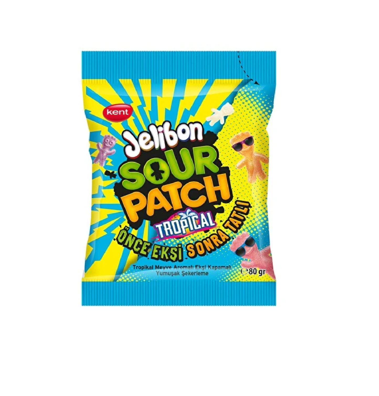 Kent Jelibon Sour Patch Kids Tropical 80 gm