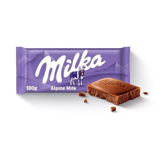 Milka Alpine Milk Chocolate 100Gm