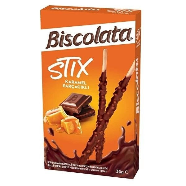 BISCOLATA STIX KARAMEL