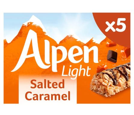 Alpen Light Salted Caramel Granola Bars 95g