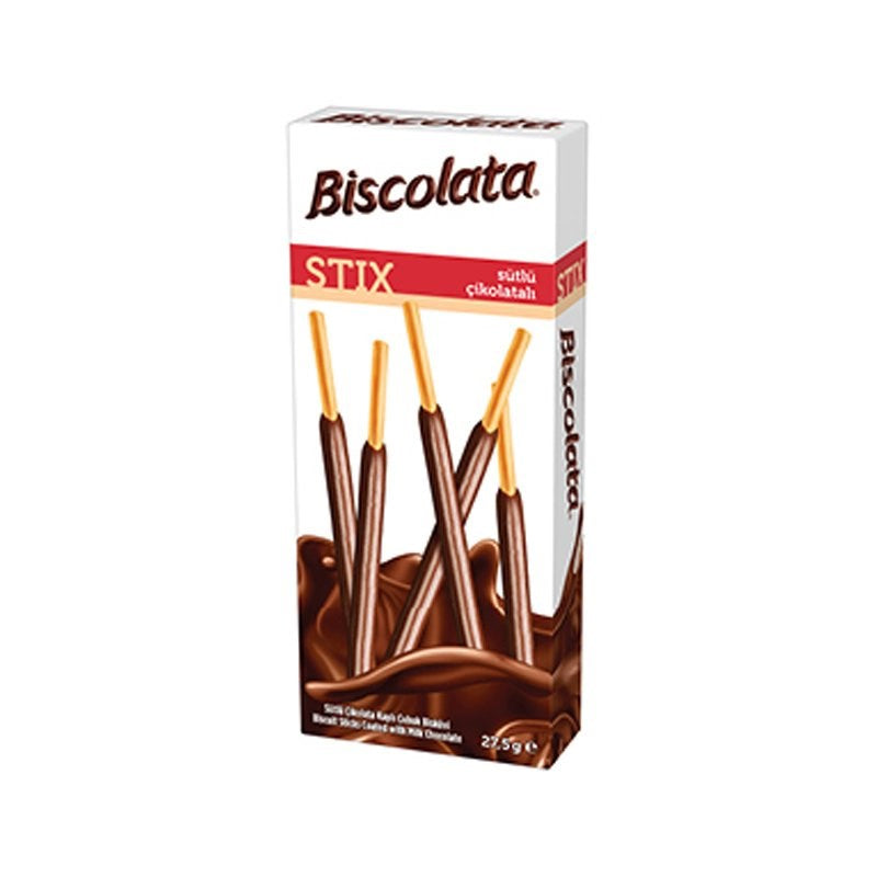 Biscolata Stix Milk Chocolate, 27.5g