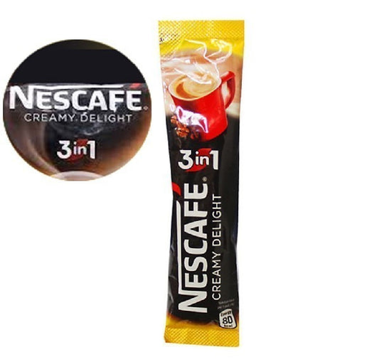 Nescafe coffee sachets Nescafe creamy delight 3 in 1 sachet