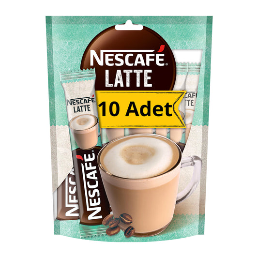 Nescafe Crema Latte 10 x 17 G (10 Al 8 Öde)