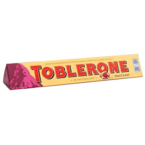 Toblerone Milk With Fruit Nut Chocolate 100gm