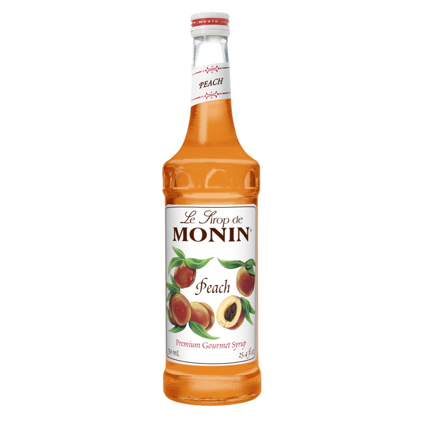 Monin Peach Syrup 1 Ltr