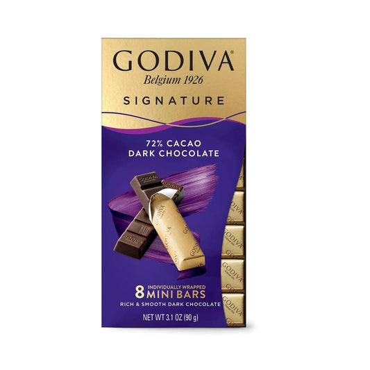 Godiva Signature 72% Cacao Dark Chocolate 90g