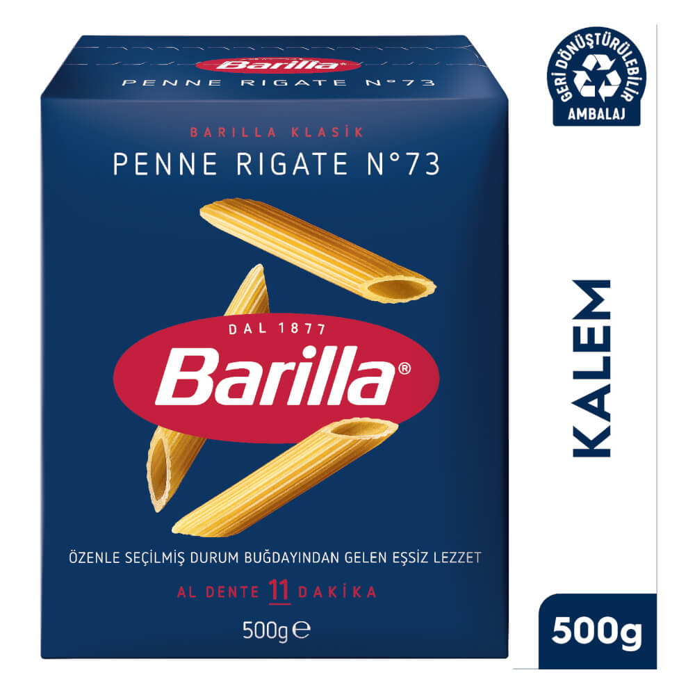 Barilla Penne Rigate Kalem Makarna 500 Gm SF Traders