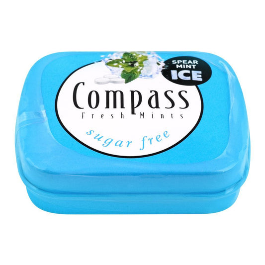 Compass Fresh Mints, Spearmint Ice, Sugar-Free, 14g SF Traders