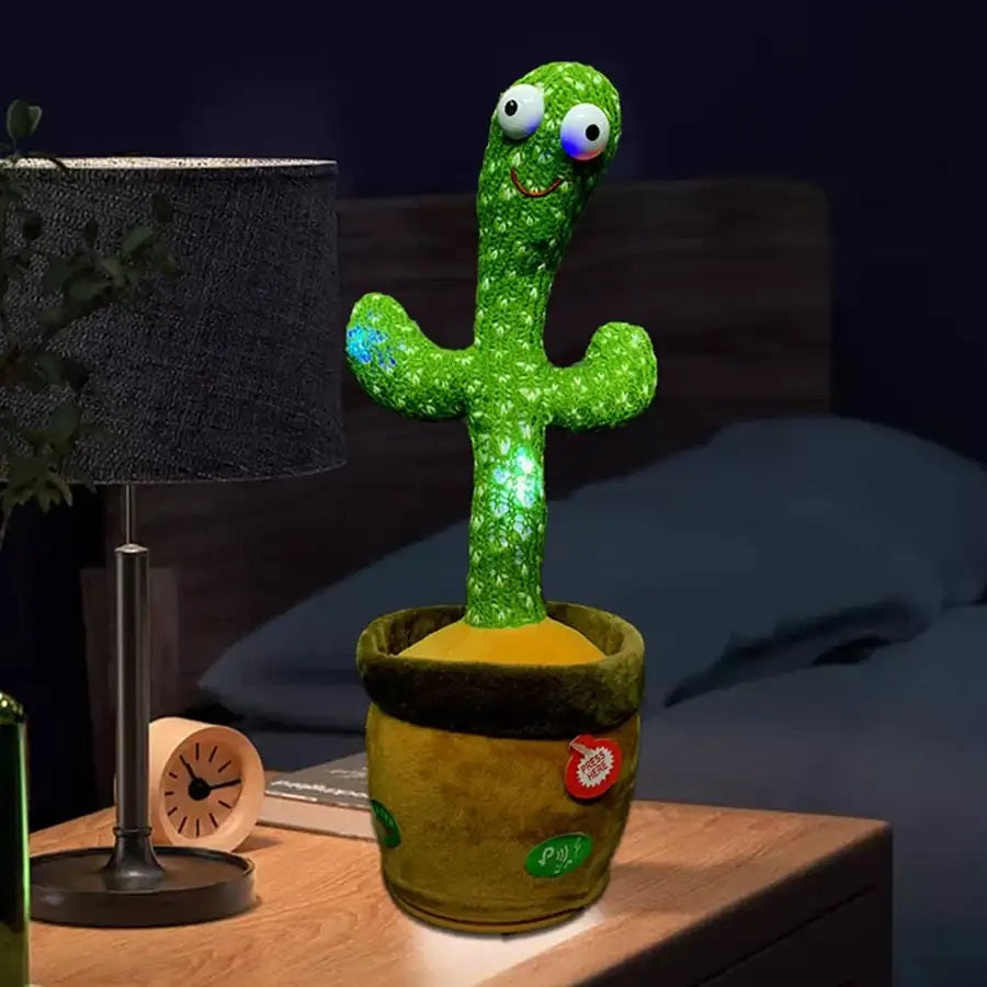 Dancing Cactus Toy with Recording-Rechargeable SF Traders