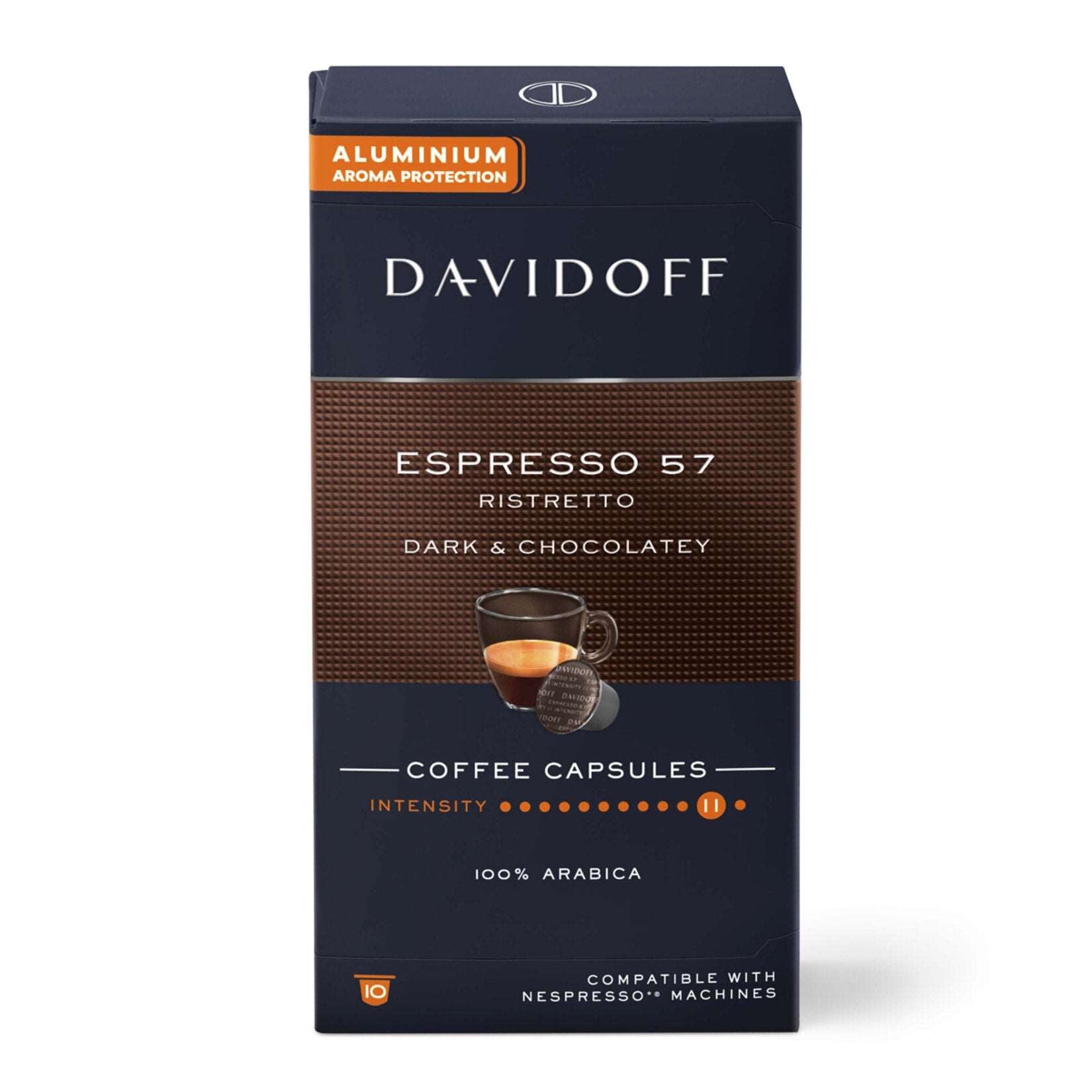 Davidoff Espresso 57 Ristretto Kaps.coffee 10 Pcs 55GM SF Traders