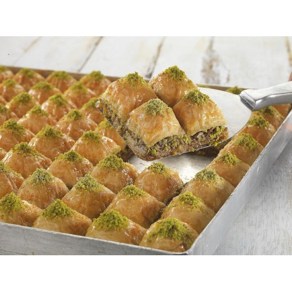 Faruk GulluogluSpecial Square Baklava with Pistachio SF Traders