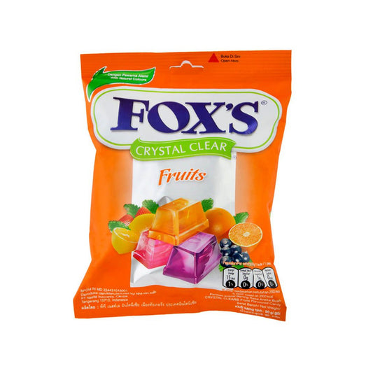 Foxs Crystal Clear Fruits Bag 90g SF Traders