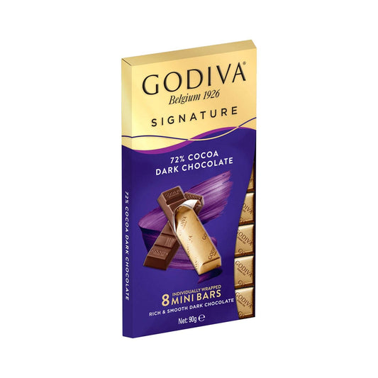 Godiva Signature Bitter Chocolate %72 Cocoa 90 GM SF Traders