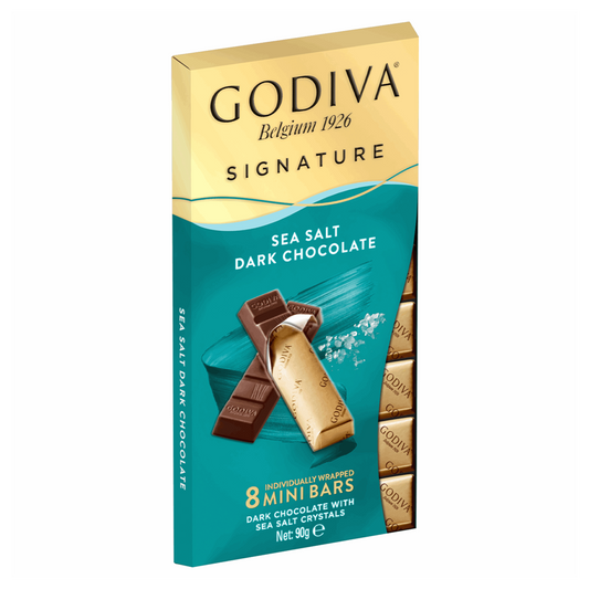 Godiva Signature Dark Chocolate with Sea Salt 90 GM SF Traders