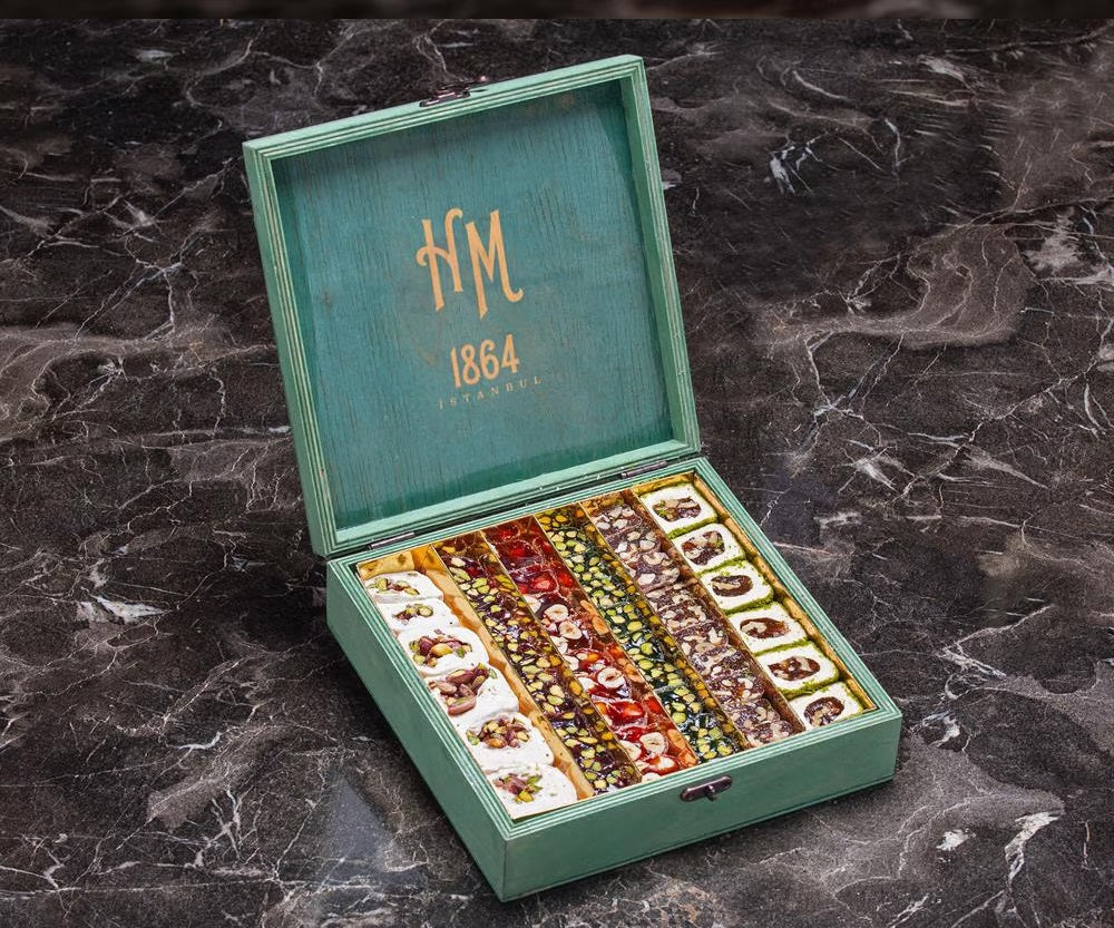 Hafiz Mustafa 1864 Premium Mixed Delight Box (Green Wooden Box) SF Traders