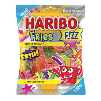 Haribo Fizz Fries 70 Gm SF Traders