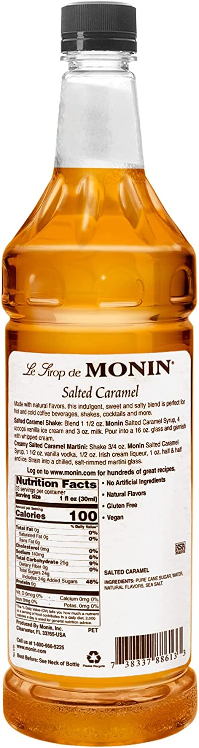 Monin Salted Caramel SF Traders