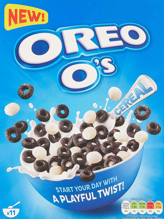 Oreo O's Chocolate Hoop and Vanilla Flavour Breakfast Cereal, 311g Imported SF Traders