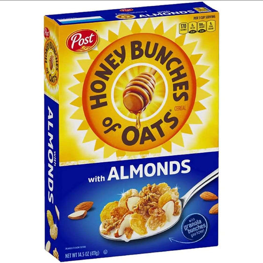 Post, Honey Bunches Of Oats With Almonds, 14.5 oz SF Traders