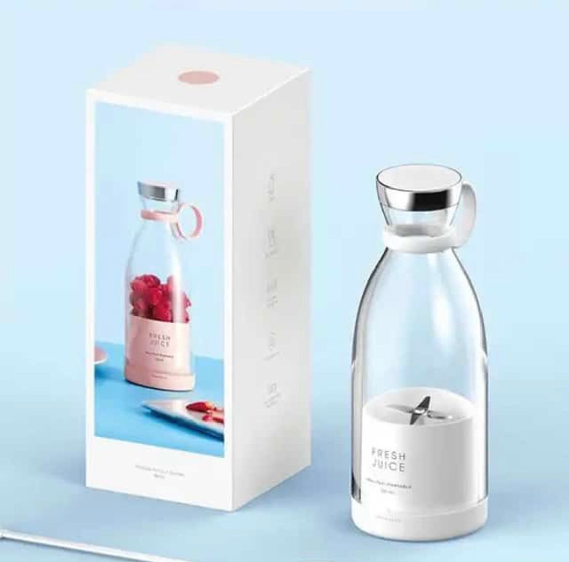 Product details of Electric Mini Ice Bottle Blender USB Juicer Cup Portable SF Traders