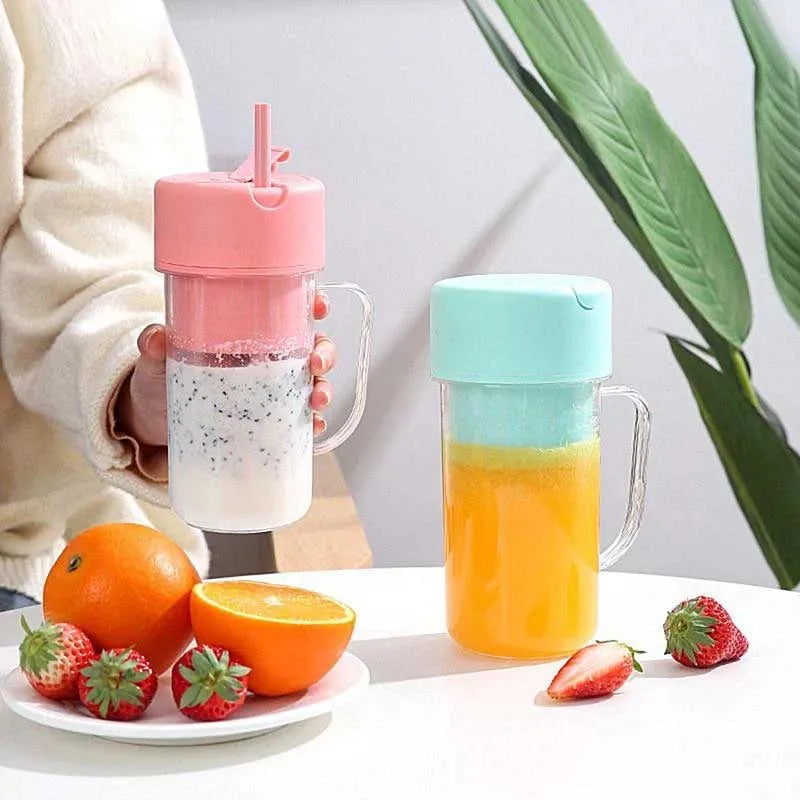 Travel Portable Juicer Cup USB Charging Fruit Orange Blender Electric Juicer Machine Fruit Juice Blender Smoothie Maker Cup SF Traders