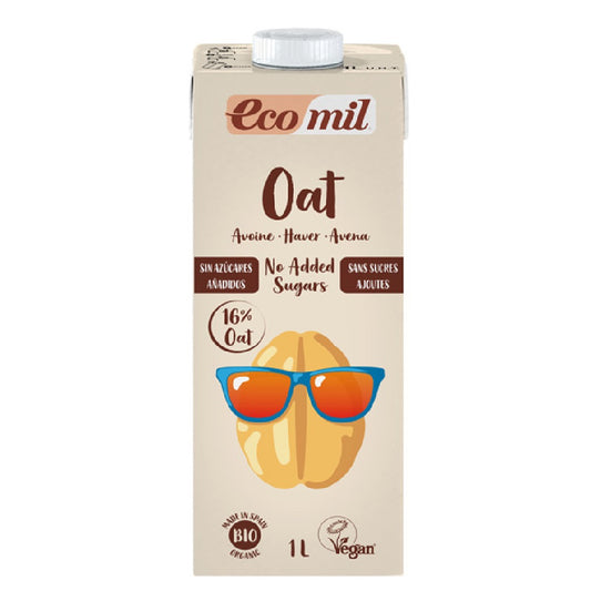 Eco Mil Oat Milk No Added Sugars 1ltr