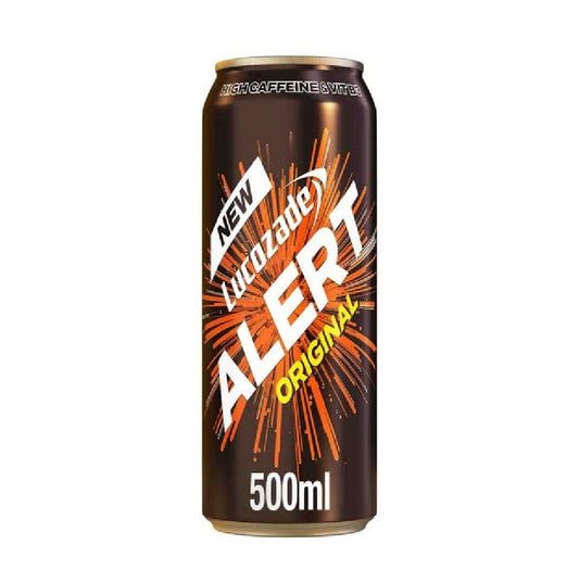 Lucozade Alert Original Lucozade Energy Drink Can 500ml