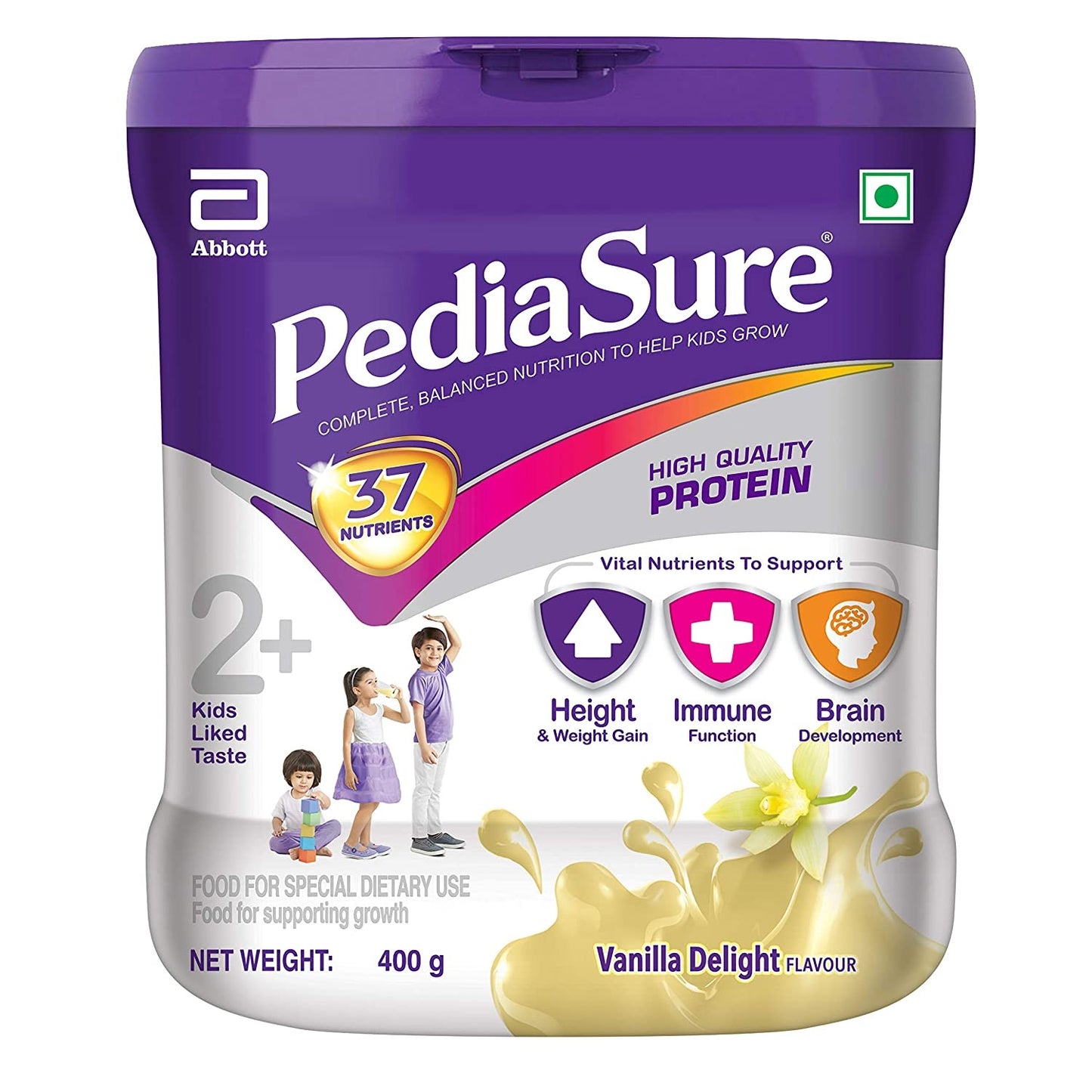 Abbott Pediasure Milk Powder - Vanilla 400g