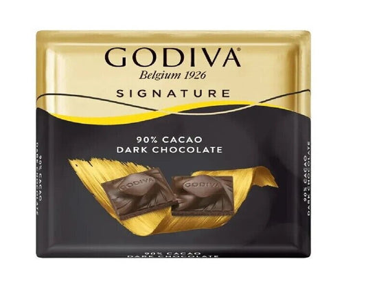 Godiva Signature 90% Cacao Dark Chocolate 52gm