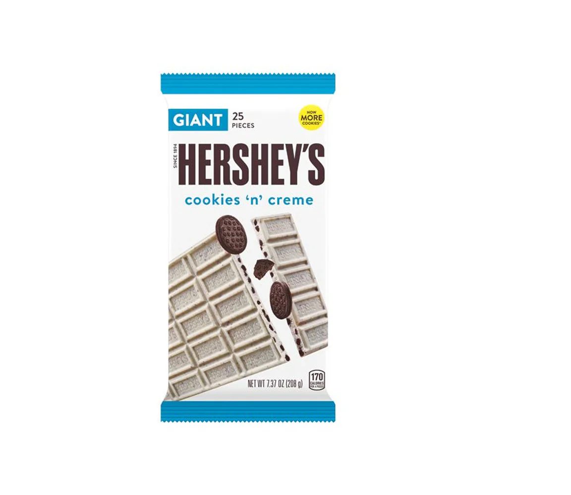 Hersheys Cookies N" Creme Chocolate Bar 208g