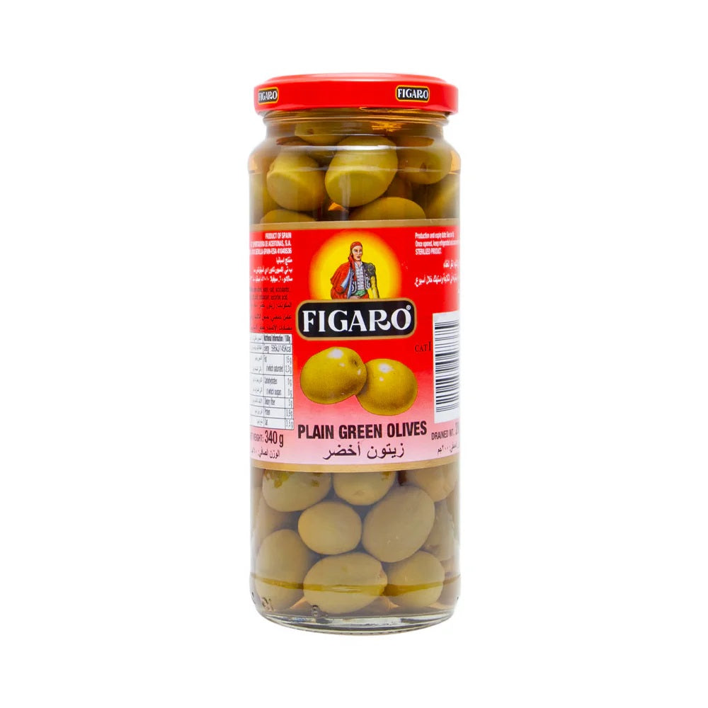 Figaro Plain Green Olives 200g