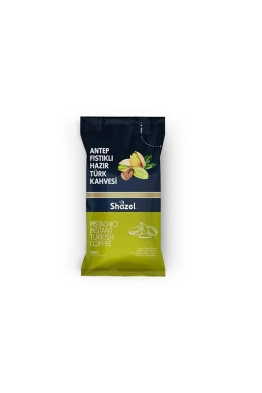 Shazel Pistachio Instant Turkish Coffee 12G Single Drink