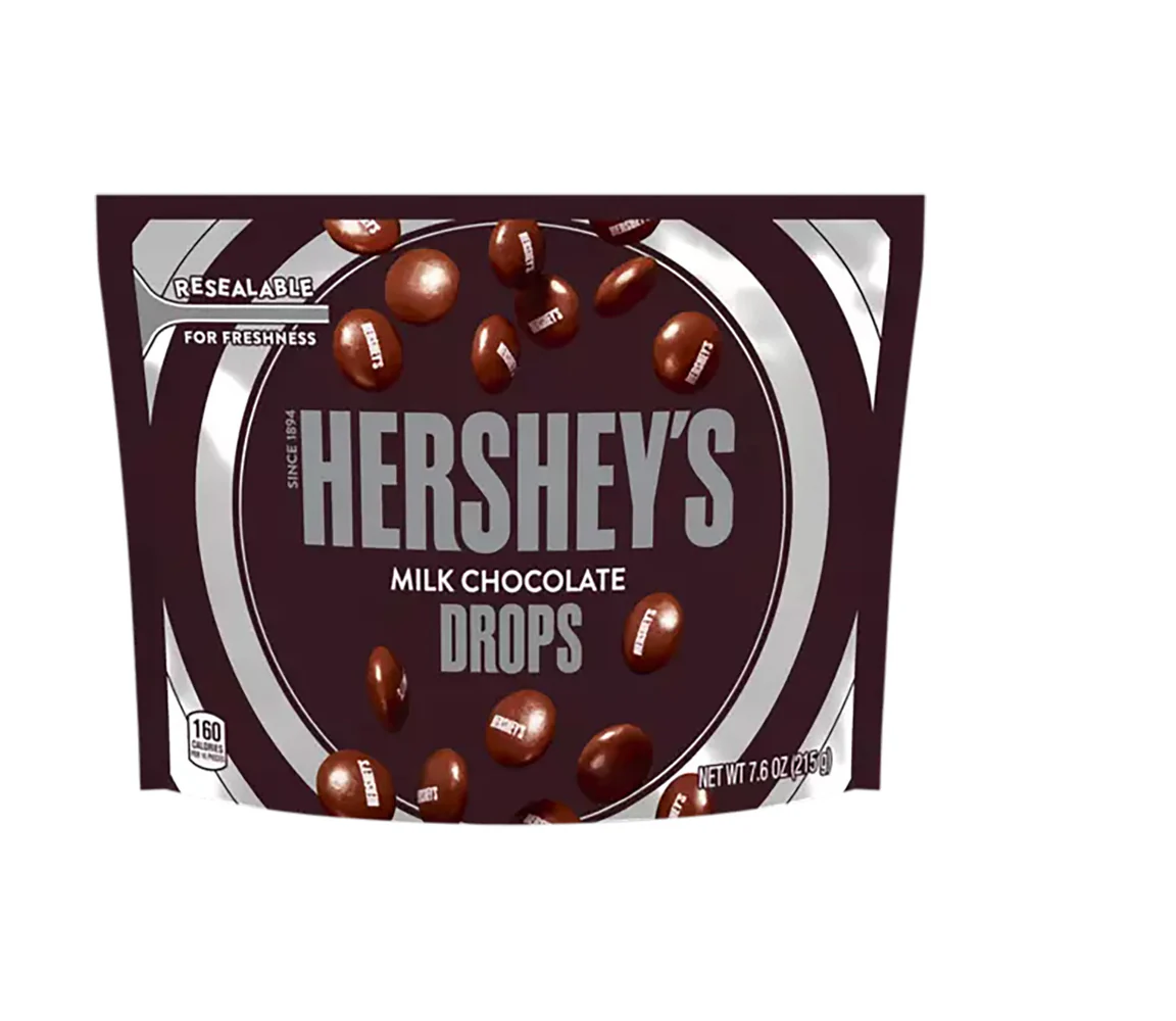 Hersheys Milk Chocolate Drops Pouch 215gm