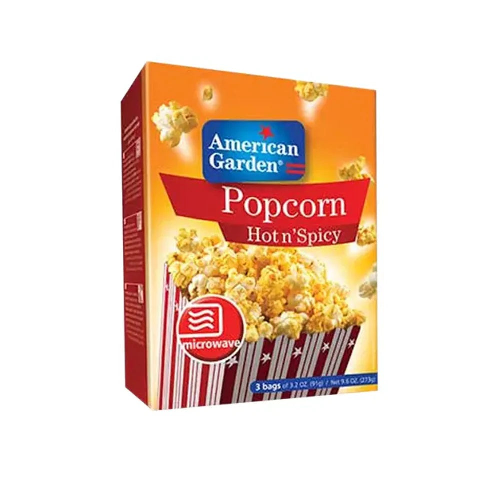 American Garden Hot'n Spicy Popcorn 237g