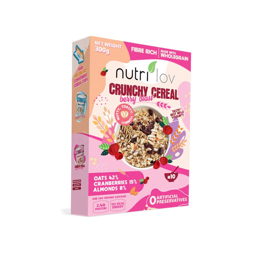 Nutri Lov Crunchy Cereal Berry Blast 300g