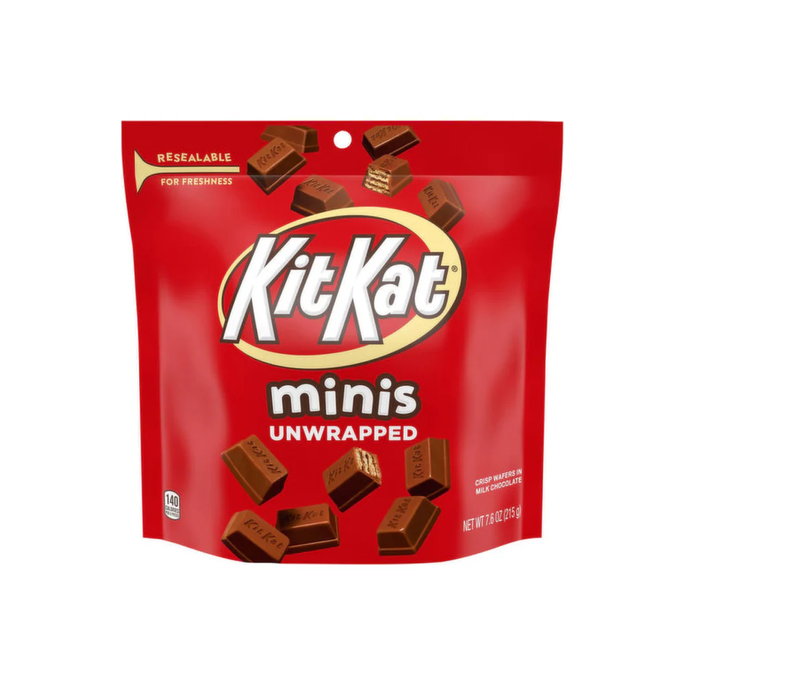 Kit Kat Minis Unwrapped Crisp Wafers In Milk Chocolate 215g