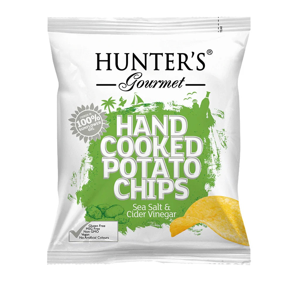 Hunter's Sea Salt & Cider Vinegar Chips 40g