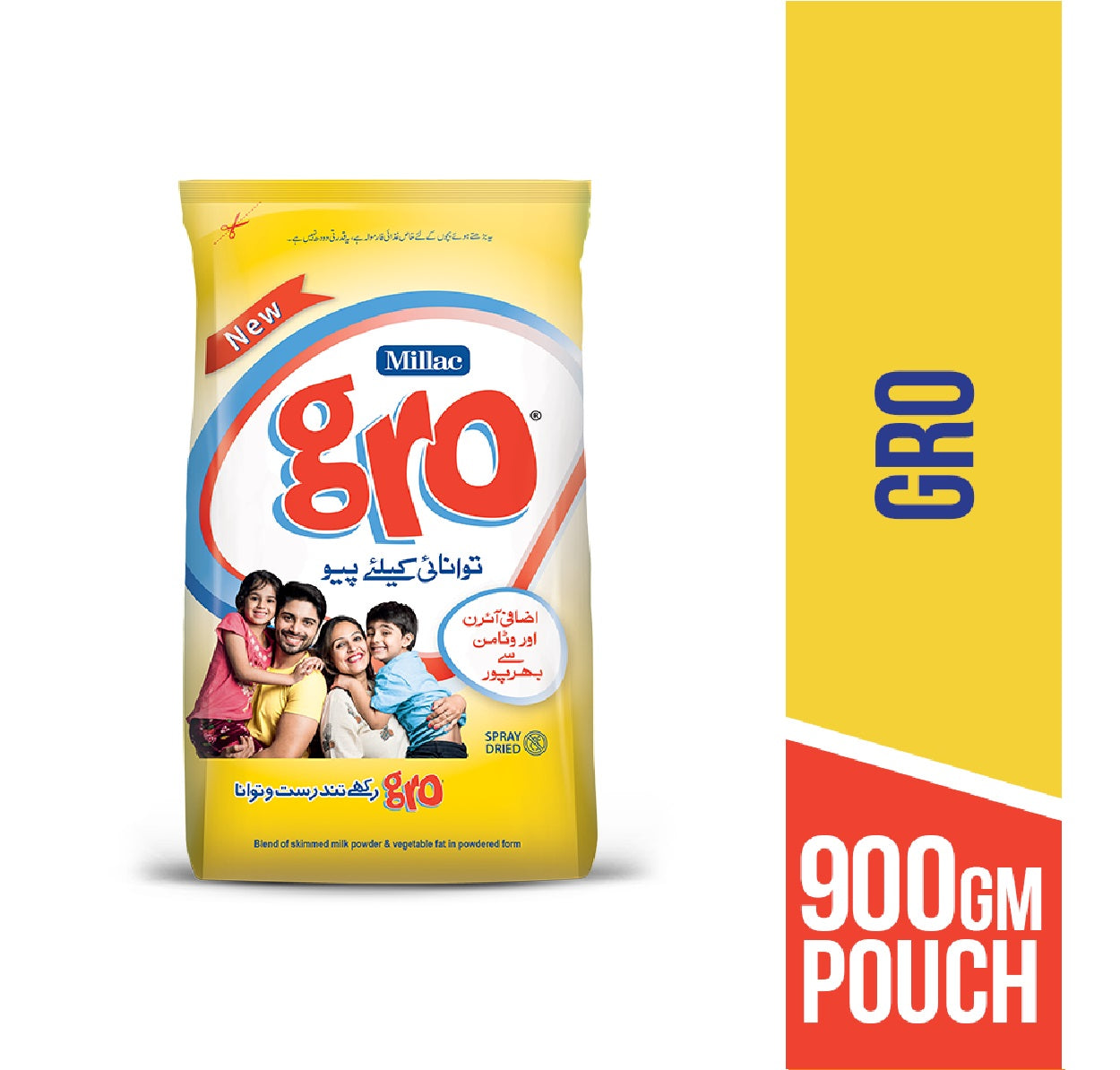 Millac Gro Milk Powder 900g