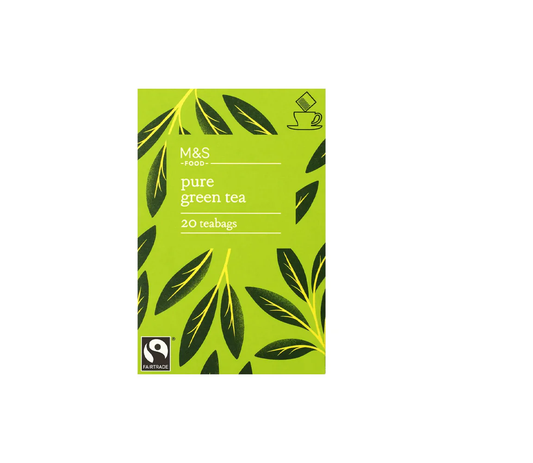 M&s Pure Green Tea Bags 20s