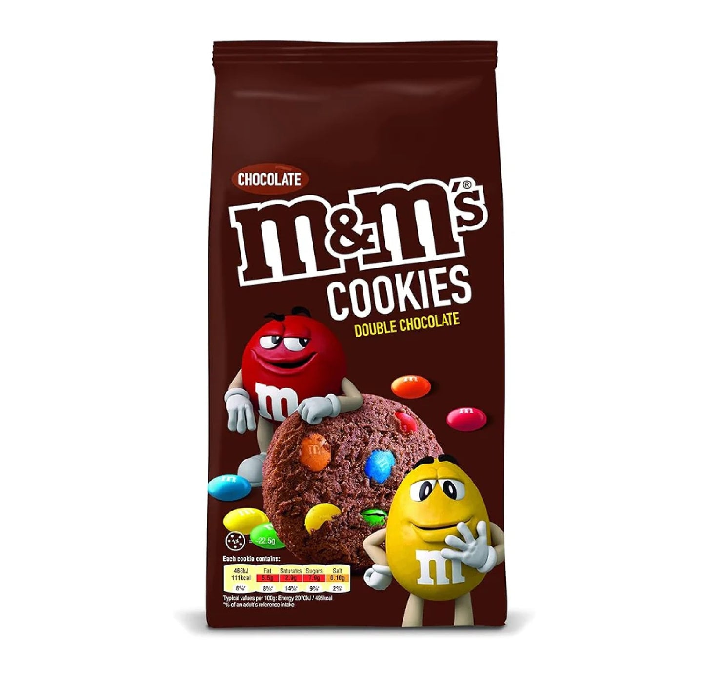 M&ms Double Chocolate Cookies 156g