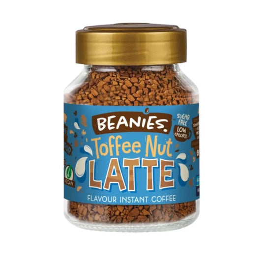 Beanies Toffee Nut Latte Flavor Instant Coffee 50g