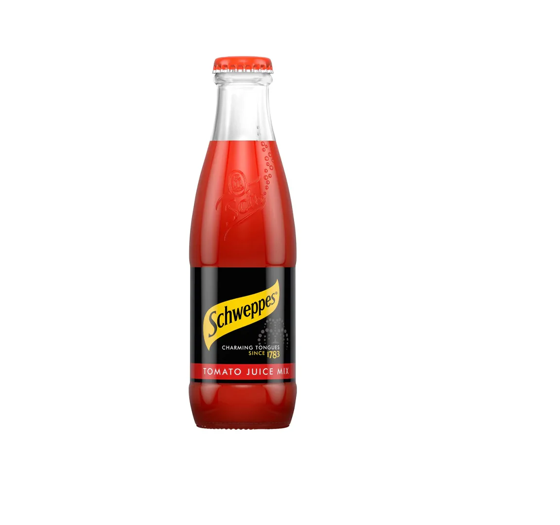 Schweppes Tomato Juice Mix Glass Bottle 200ml