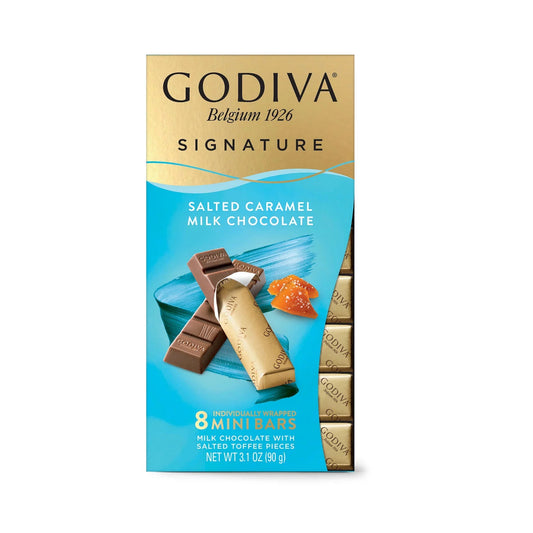 Godiva Salted Caramel Milk Chocolate Bars 90g