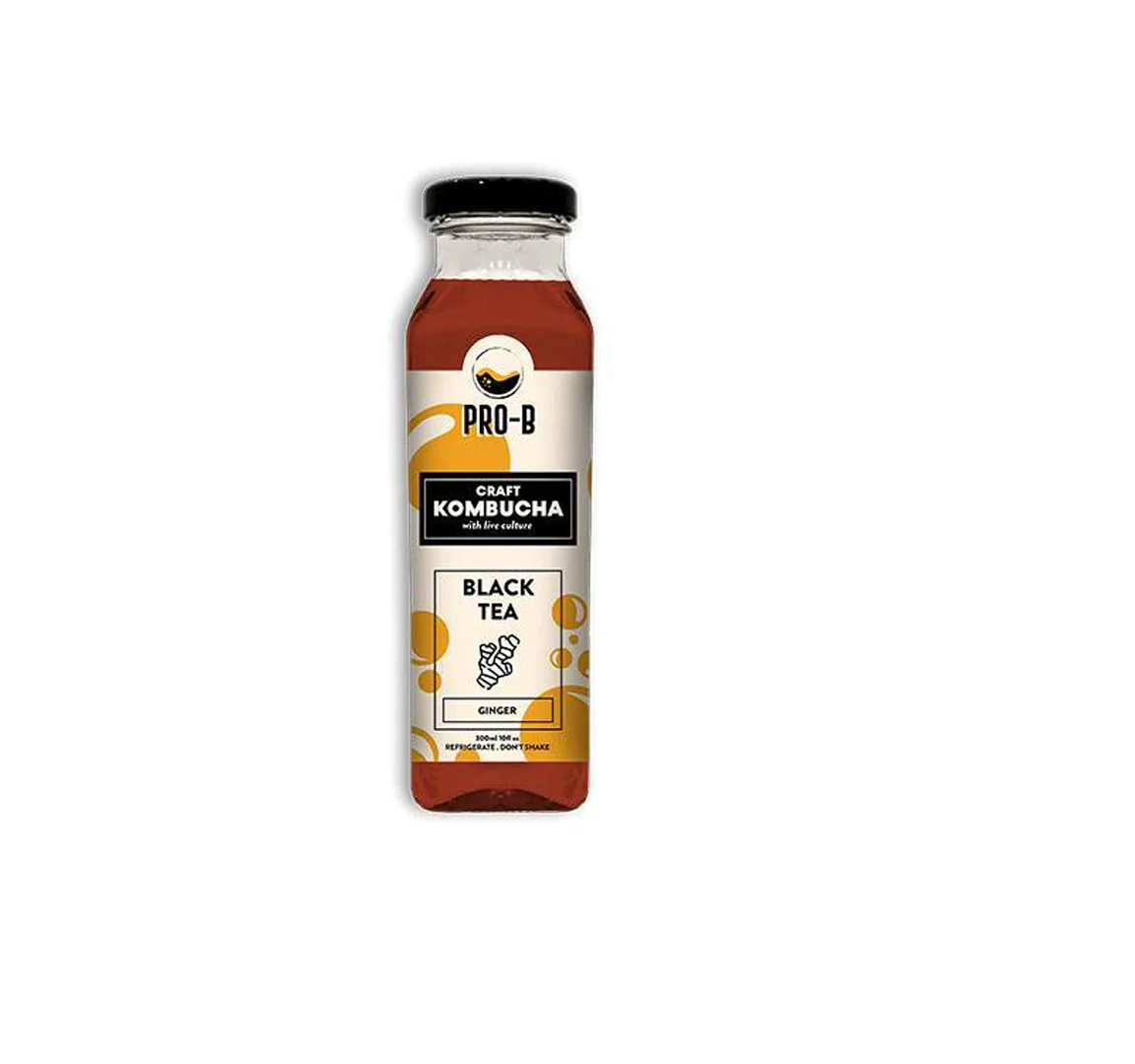 Pro-b Kombucha Black Tea Ginger 300ml