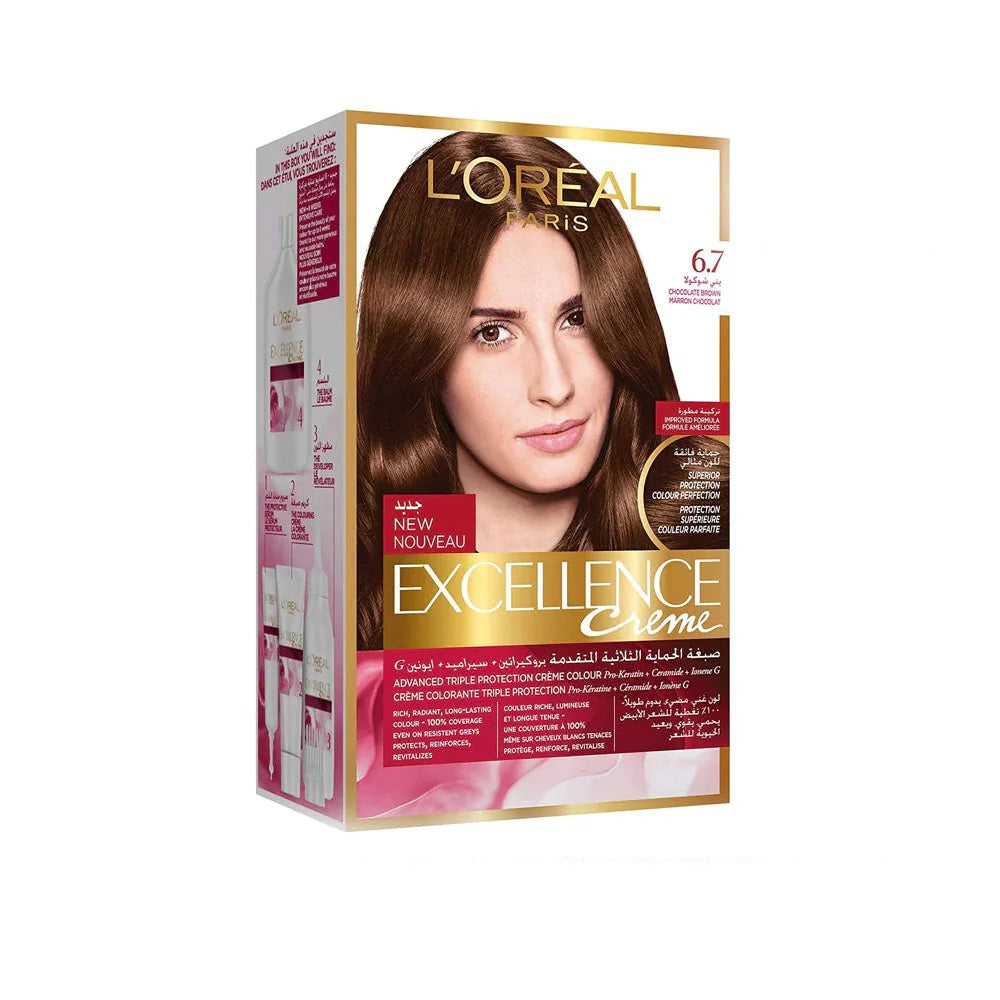 Loreal Excellence Hair Color 6.7